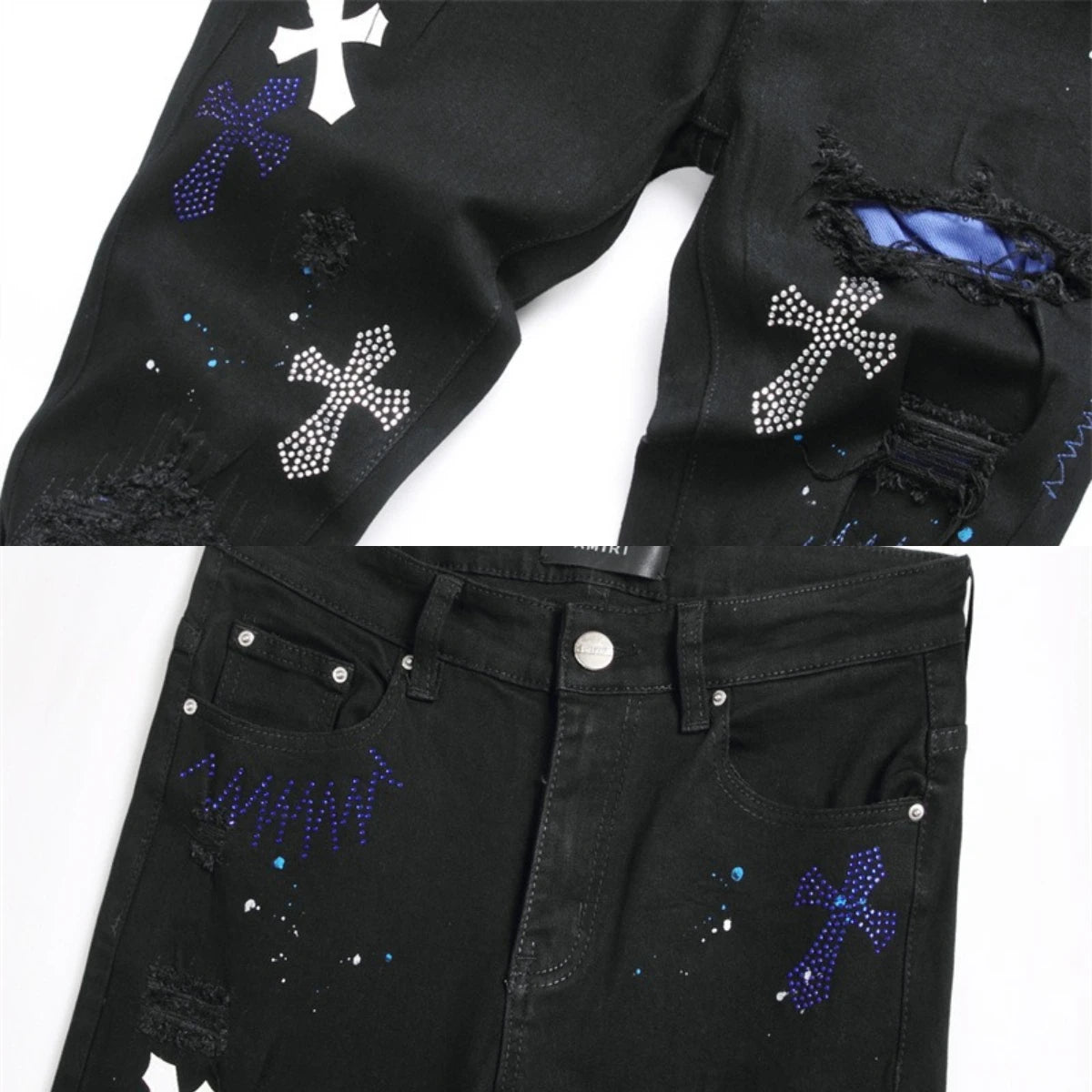 Diamond Cross Jeans